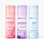 Pack 3 Body Mist Pur Naturel — VENUS, SILENCIA et ISIS 150 ml, vue studio