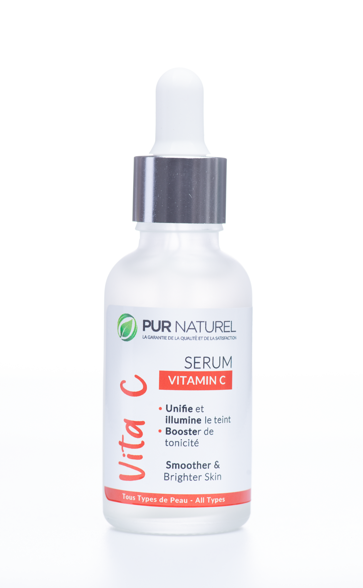 Sérum Vitamine C - Tous Types de Peau - 30 ml