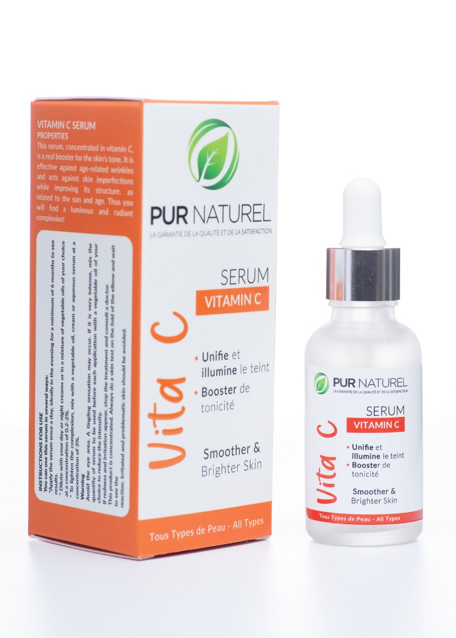 Sérum Vitamine C - Tous Types de Peau - 30 ml