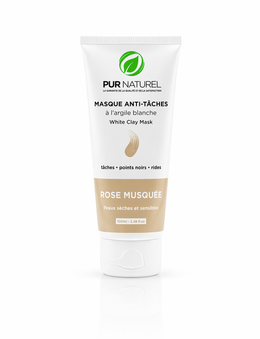 Masque Anti-tâches - Argile blanche et Rose musquée - 100g