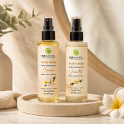 Duo Huile Sèche à l'Acide Hyaluronique - Monoï & Vanille - 2 x 100 ml