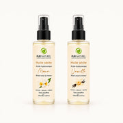 Duo Huile Sèche à l'Acide Hyaluronique - Monoï & Vanille - 2 x 100 ml