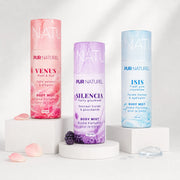 Pack 3 Body Mist Pur Naturel — VENUS, SILENCIA et ISIS 150 ml sur podiums