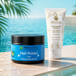 Pack Anti-Chlore Été – Hair Protect + Nutri-Baume