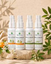 Pack 4 Spray d'Oreiller - 2 Fleur d'Oranger + 2 Verveine - 4 x 30 ml