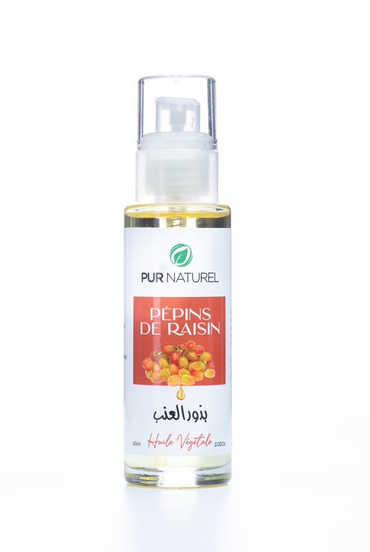 Huile végétale - Pépins de Raisins - 60 ml